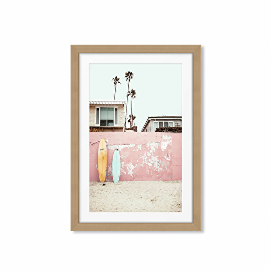 Karaca Home Surf Board Çerçeve Görünümlü Tablo