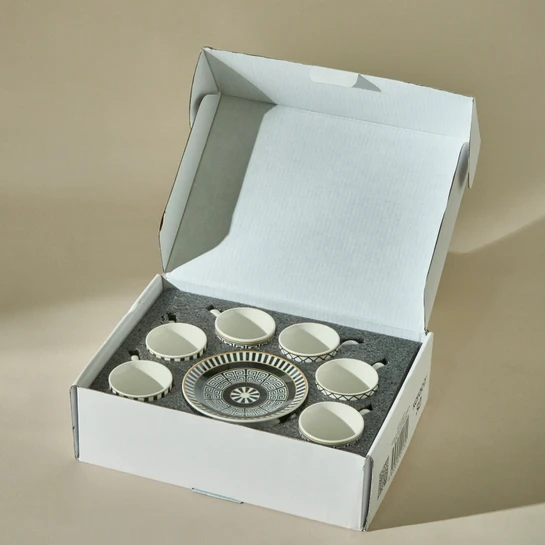Karaca Helenistik 6 Kişilik Kahve Fincanı 80 ml
