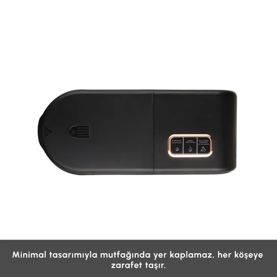 Karaca Hatır Plus 5 in 1 Essential Közde ve Sütlü Türk Kahvesi ve Filtre Kahve Makinesi Black Copper