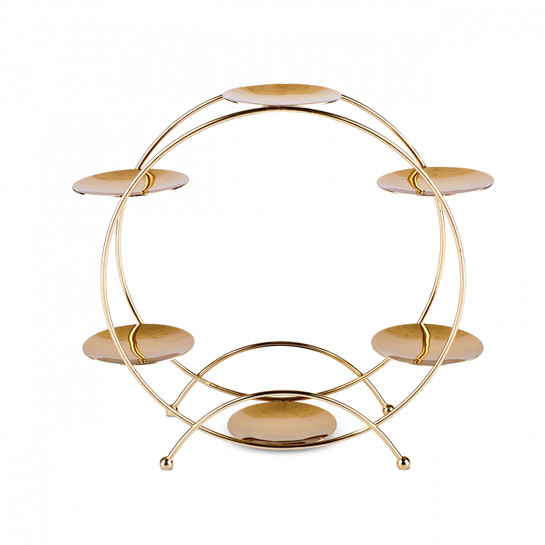 Karaca Nathalie İkram Standı 30x30x25 cm Gold