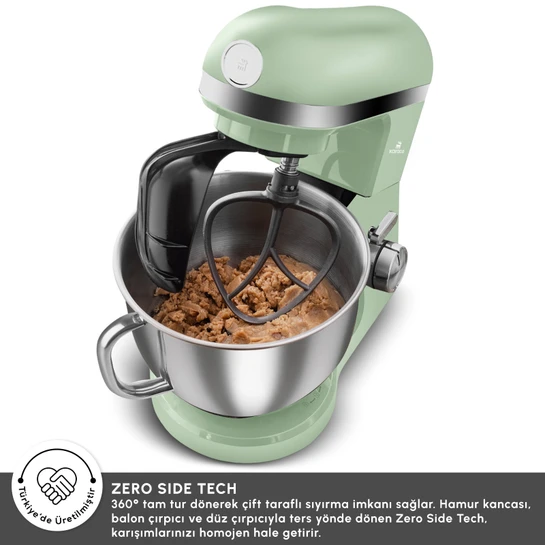 Karaca Mastermaid Chef Pro Çift Kollu Stand Mikser Cabbage Green 1750 W