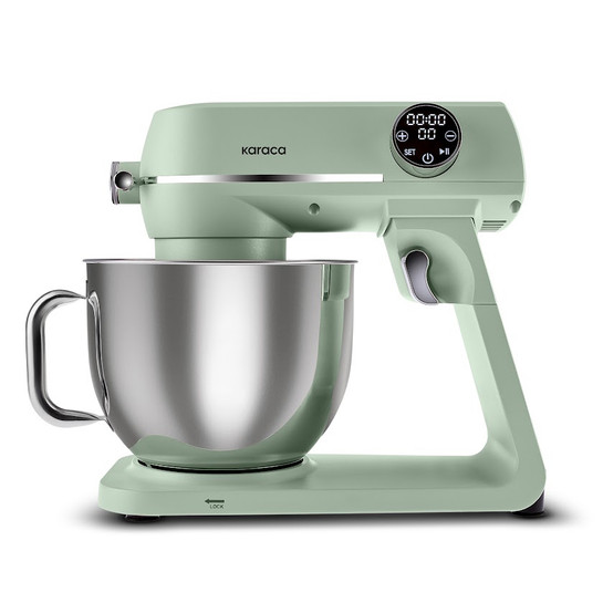 Karaca Multichef Artisan Digital Ekran Döküm Stand Mikser Mint 1800W 7L