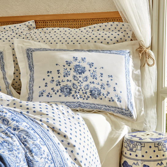 Karaca Home Tina %100 Pamuk Çift Kişilik Nevresim Pike Set