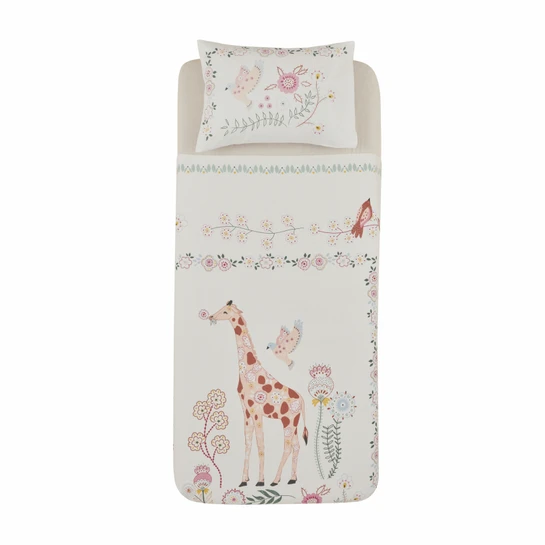 Karaca Home Young Giraffe Tek Kişilik Pike Takımı Pink