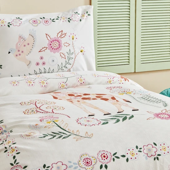 Karaca Home Young Giraffe Tek Kişilik Pike Takımı Pink
