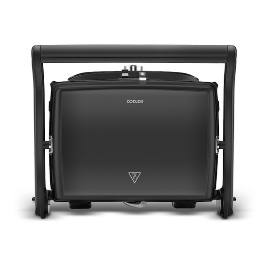 Karaca Gastro Grill Glass Premium 6 Dilim Kapasiteli Döküm Tost Makinesi Black Chrome 2400W 