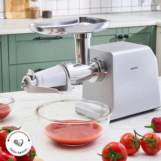 Karaca Salça,Sucuk,Sosis ve İçli Aparatlı Kıyma Makinesi Inox