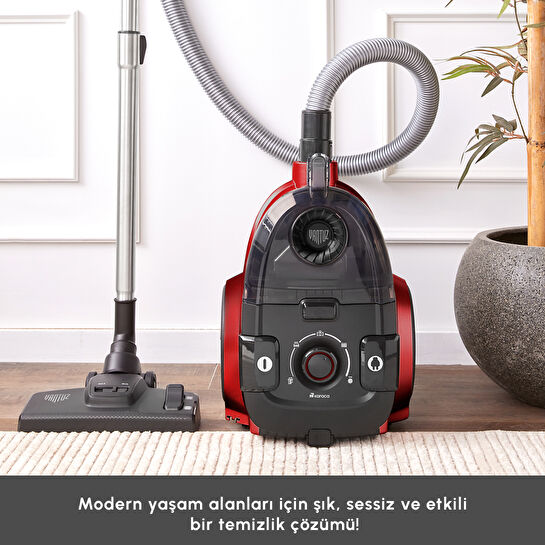 Karaca Vantuz High Force Kırmızı Elektrikli Süpürge