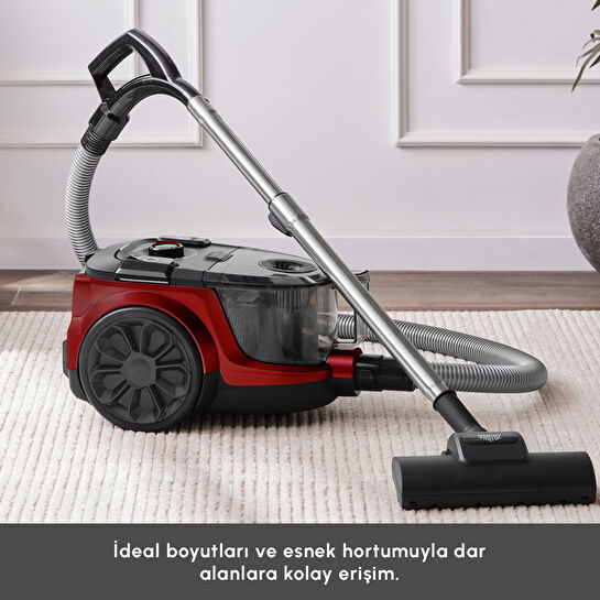 Karaca Vantuz High Force Kırmızı Elektrikli Süpürge