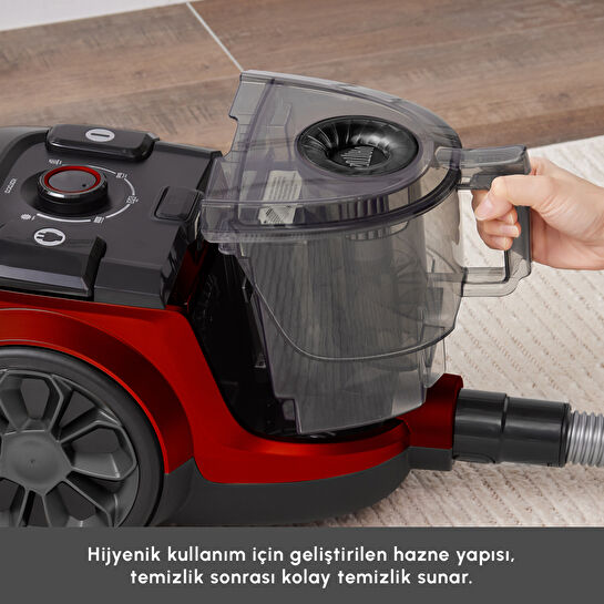 Karaca Vantuz High Force Kırmızı Elektrikli Süpürge