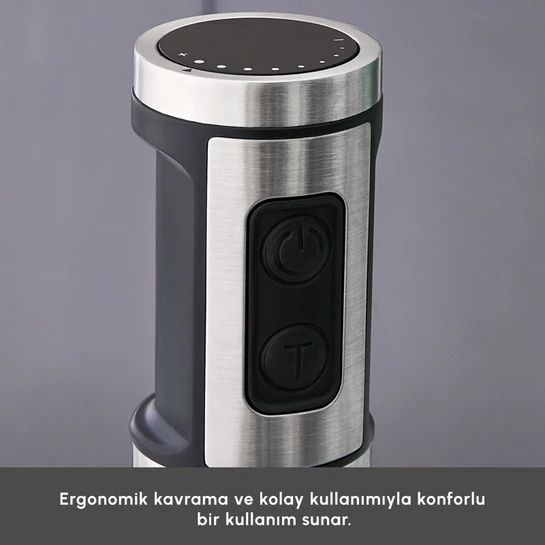 Karaca Inox Quick Mix Hız Ayarlı 1300W El Blender Set - 9637B