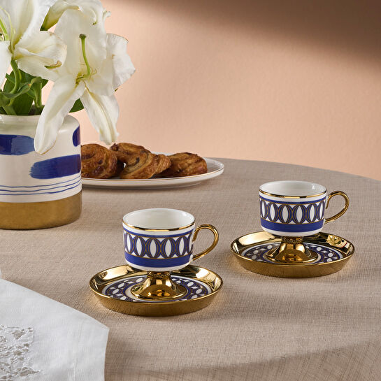 Karaca Hilal 2 Kişilik Kahve Fincan Takımı 85 ml
