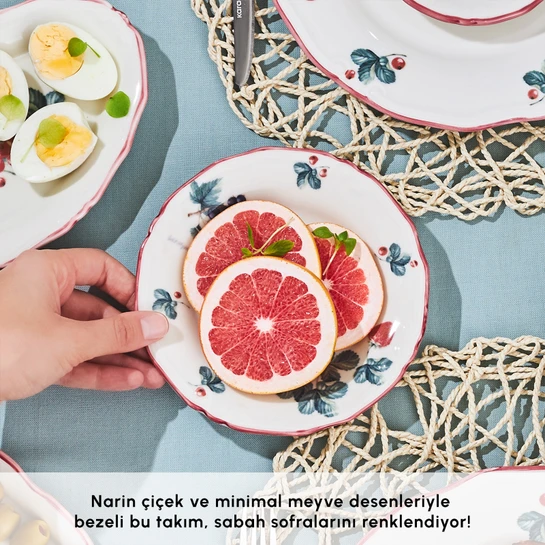 Karaca Very Berry 32 Parça 6 Kişilik Kahvaltı Takımı