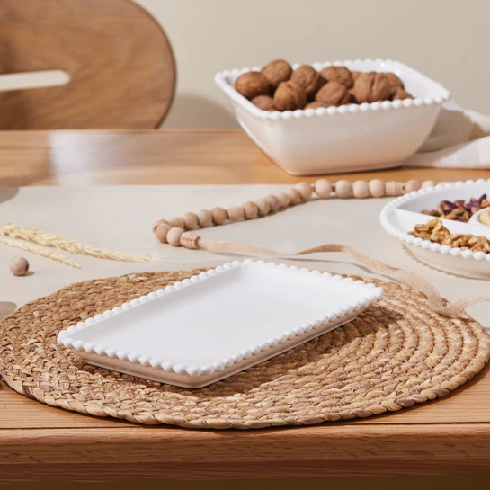 Karaca Carmen Perla Kayık Tabak 25 Cm