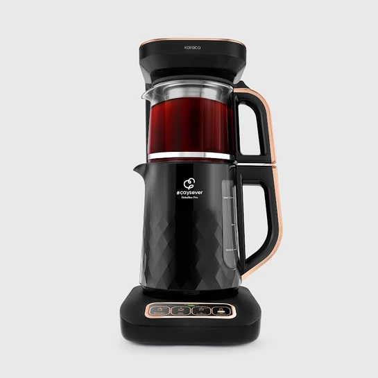 Karaca Çaysever Robotea Pro Quartz 4 in 1 Konuşan Çay Makinesi Black Copper