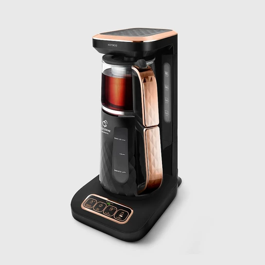 Karaca Çaysever Robotea Pro Quartz 4 in 1 Konuşan Çay Makinesi Black Copper