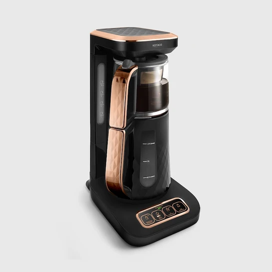 Karaca Çaysever Robotea Pro Quartz 4 in 1 Konuşan Çay Makinesi Black Copper