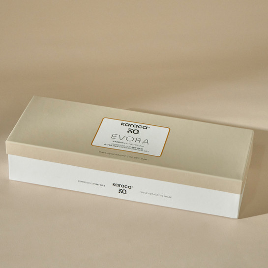 Karaca Evora 6 Kişilik Kahve Fincanı 80 ml