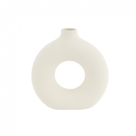 Karaca Home Lonny Beyaz Vazo 22 Cm