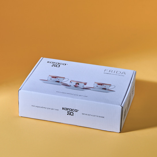 Karaca Frida 6 Kişilik Kahve Fincanı 80 Ml 