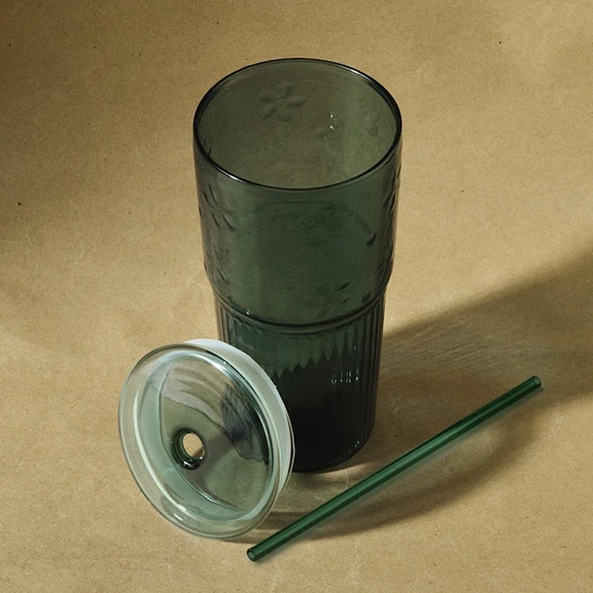 Karaca Royce Yeşil Pipetli Mug 600 Ml 