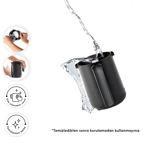 Karaca Hatır Hüps Aroma Sütlü Türk Kahve Makinesi Galaxy Gray