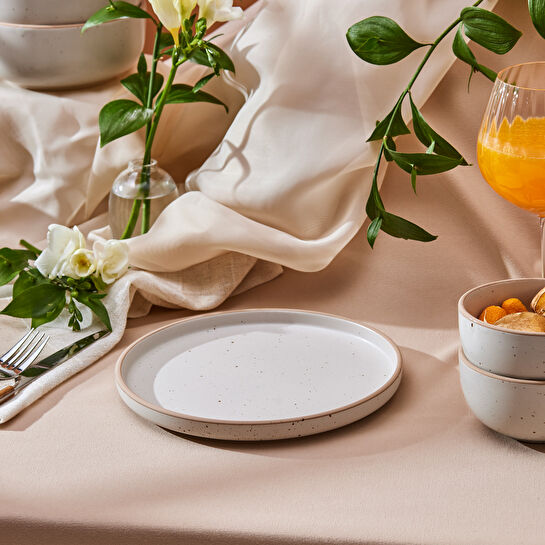 Karaca Chicago Dot Reaktif Pasta Tabağı 20 Cm