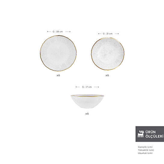 Karaca Fusion 18 Parça 6 Kişilik Yemek Takımı