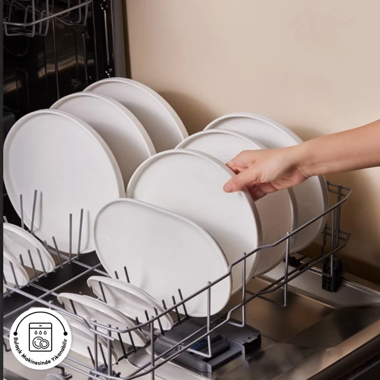 Karaca Stream Bone Meridian 34 Parça 6 Kişilik Kahvaltı Takımı Beyaz
