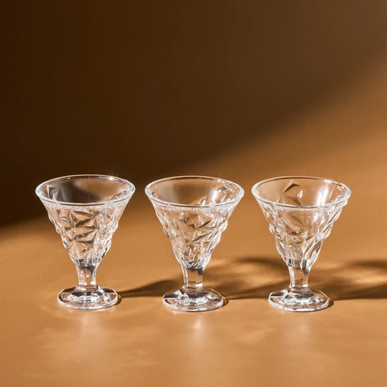 Karaca Pamela 3 Parça Cam Dondurmalık 215 Ml