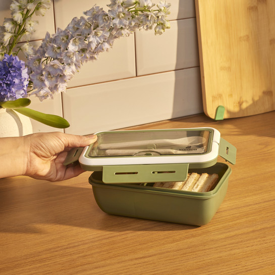 Karaca Fusca Çatal Kaşıklı Lunch Box Yeşil