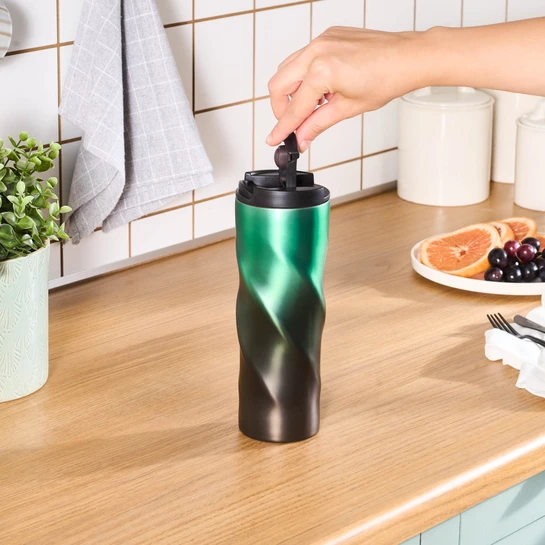 Karaca Orion Çelik Sızdırmaz Termos Yeşil 500 ml