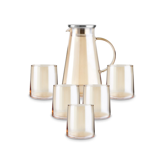 Karaca Serene 7 Parça Bardak Seti Amber