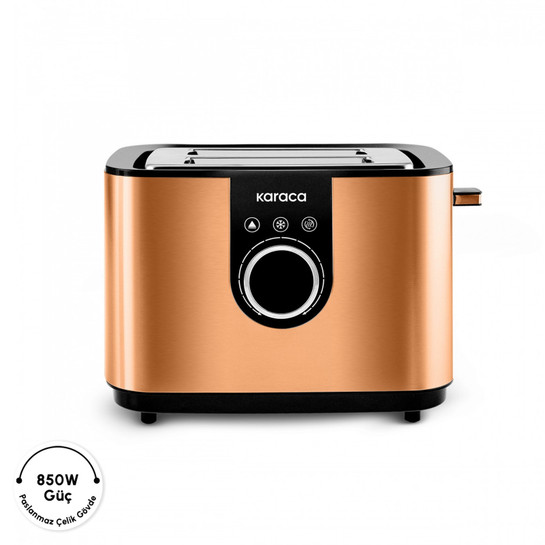 Karaca 2303 Inox 2 Dilim Kapasiteli Ekmek Kızartma Makinesi Bronze