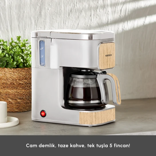 Karaca Just Coffee Aroma 2 in 1 Filtre Kahve Makinesi Wood Craft