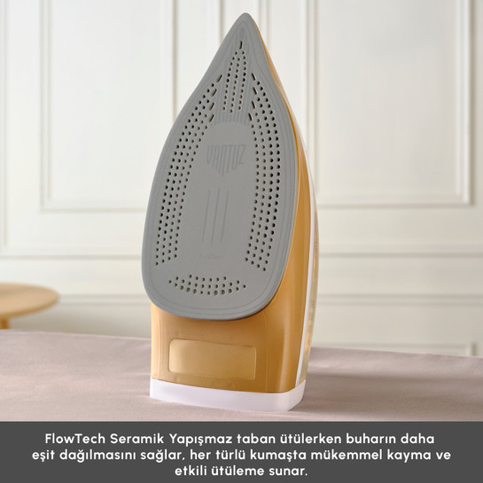 Karaca Vantuz Ultrasteam Buharlı Ütü White