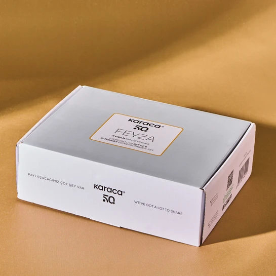 Karaca Feyza 6 Kişilik Kahve Fincanı 90 ml 