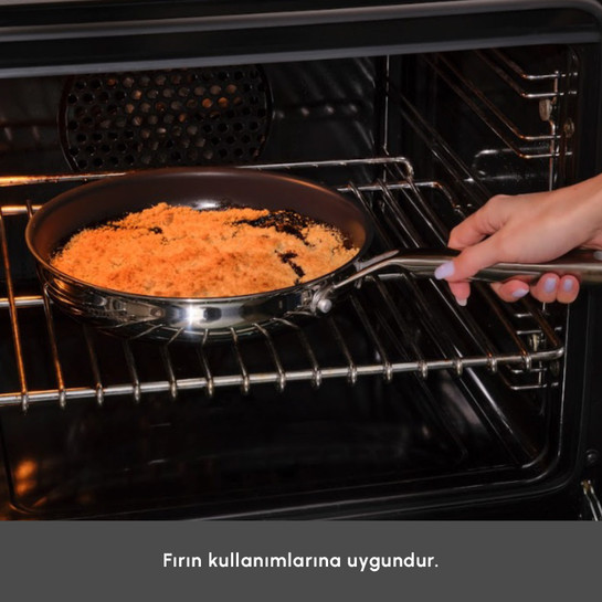 Karaca Plasma Steel 3Ply İndüksiyon Tabanlı Çelik Tencere 22 Cm