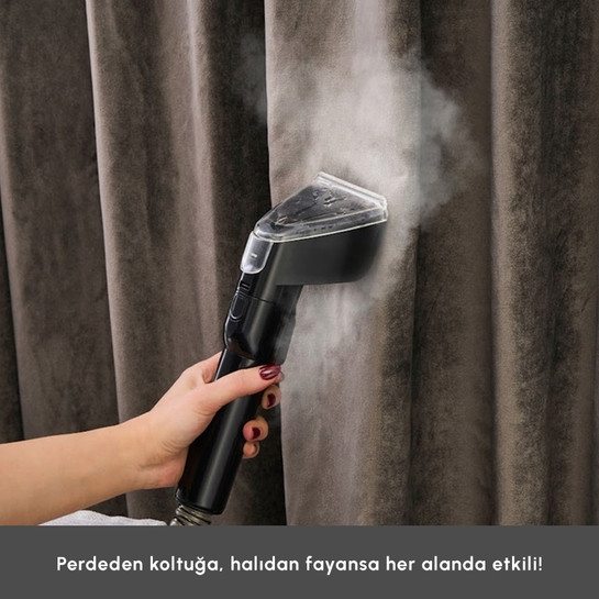 Karaca Vantuz Deepclean Buharlı Halı ve Koltuk Yıkama Makinesi Antrasit