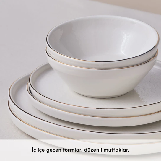 Karaca Soft 8 Parça 2 Kişilik Yemek Takımı