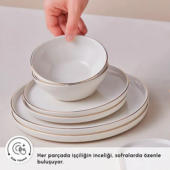 Karaca Soft 8 Parça 2 Kişilik Yemek Takımı