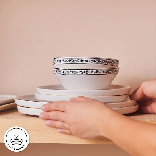Karaca Etna 8 Parça 2 Kişilik Yemek Takımı