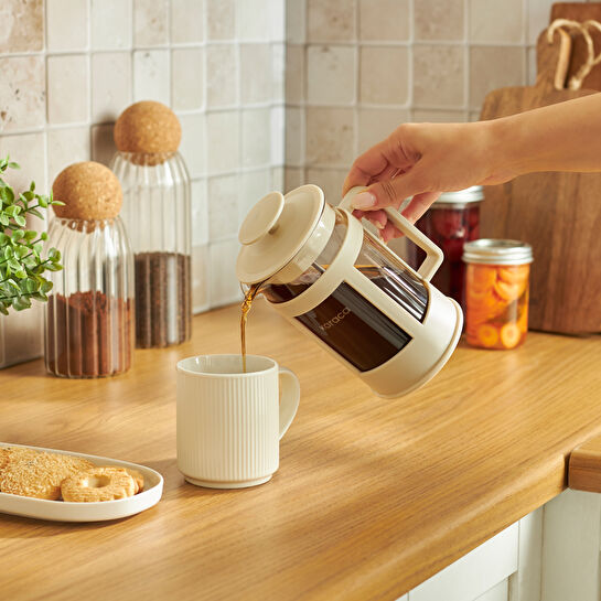 Karaca Rita French Press 600 ml Krem