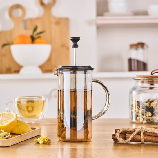 Karaca Alina French Press Gri 350 ml