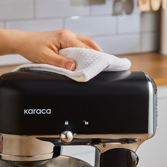 Karaca Multicast Plus Döküm Kıyma Çekme/Sucuk-Sosis/İçli Köfte/ Kurabiye Aparatlı Hamur Yoğurma Makinesi Black 5L