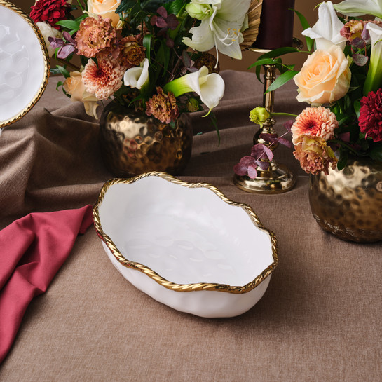 Karaca Goldest Kayık Kase 36 Cm