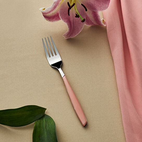 Karaca Lincoln Yemek Çatalı Pembe