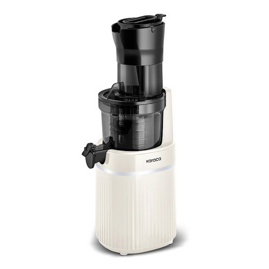 Karaca Fresh Press Slow Juicer Yavaş Sıkım Katı Meyve Sıkacağı Cream