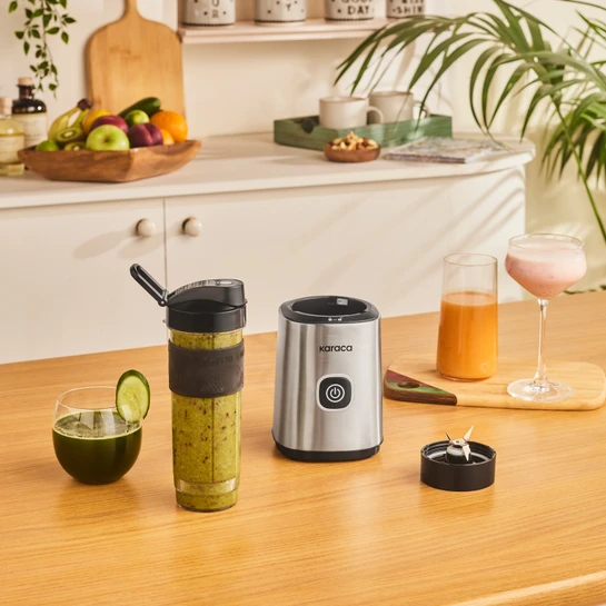 Karaca Smoothie On The Go Personal Kişisel Smoothie Blender Inox
