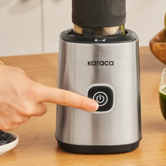 Karaca Smoothie On The Go Personal Kişisel Smoothie Blender Inox